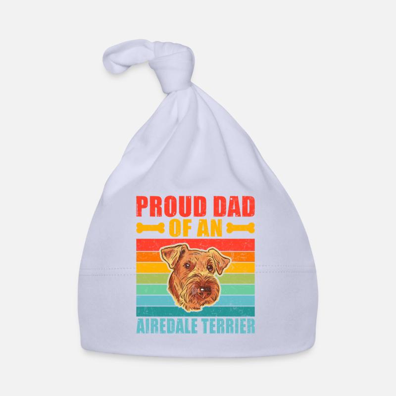 Cadeaux Airedale Terrier Bonnet bio Bébé