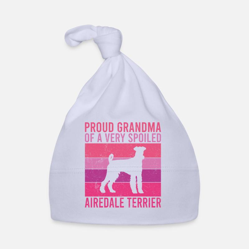 Cadeaux Airedale Terrier Bonnet bio Bébé
