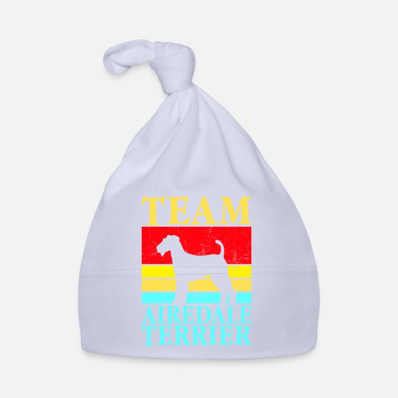 Cadeaux Airedale Terrier Bonnet bio Bébé