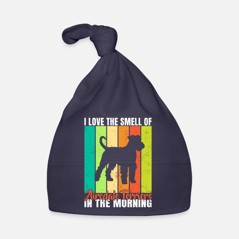 Cadeaux Airedale Terrier Bonnet bio Bébé