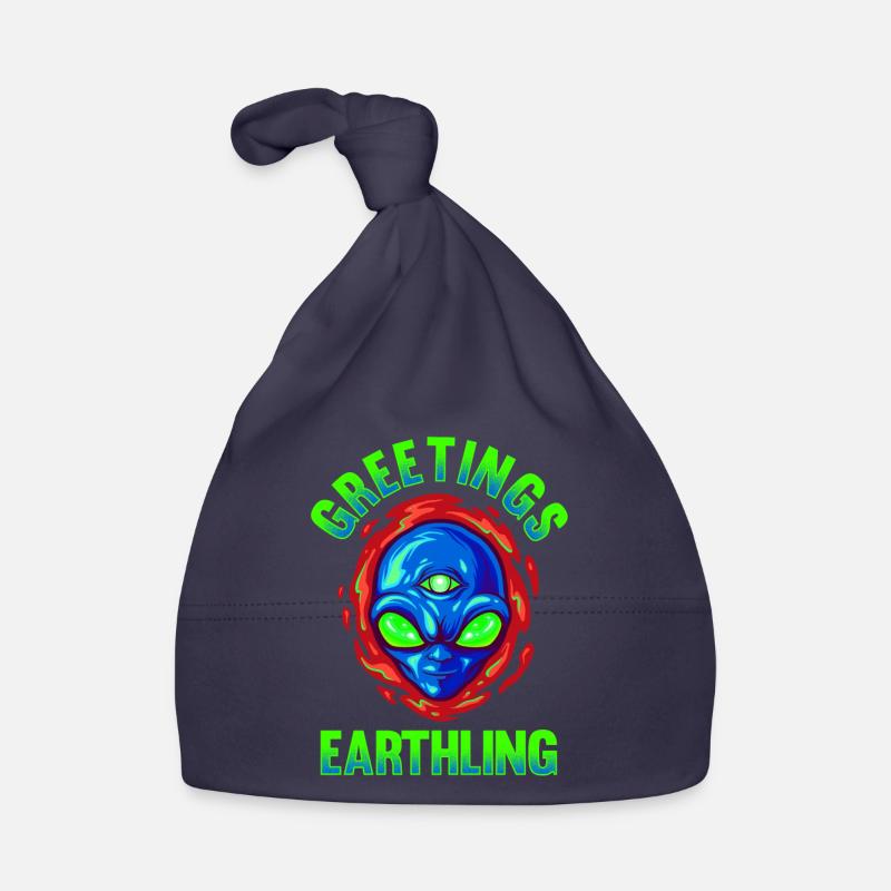 Alien, UFO, UAP, Space, Space Flying Object Organic Baby Cap