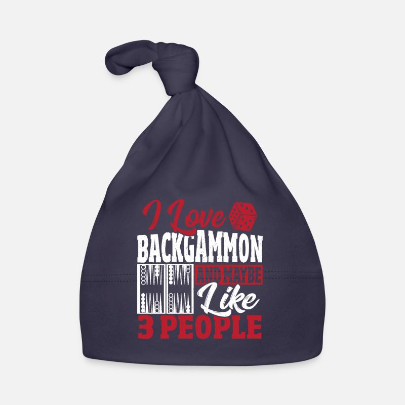 Backgammon Organic Baby Cap