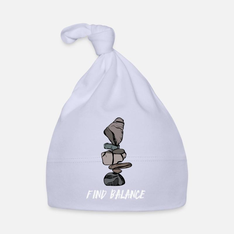 Stacking Stones, Balancing Layers Organic Baby Cap
