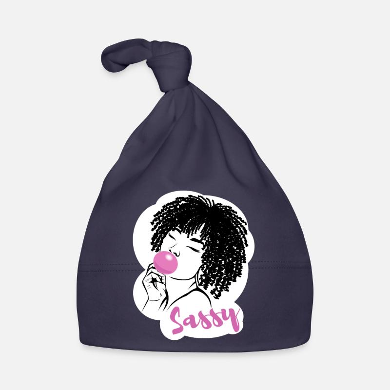 Sassy Chic mit Afro Charme Baby Bio-Mütze