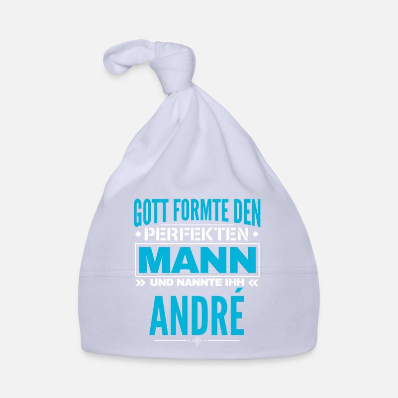 André Name Design Baby Bio-Mütze