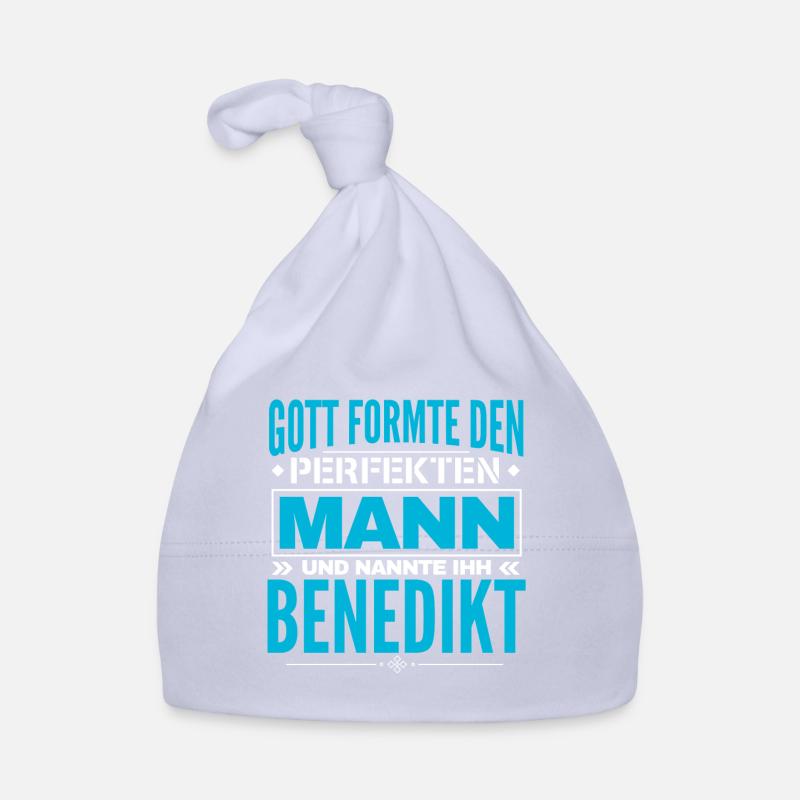 Benedikt Name Design Baby Bio-Mütze