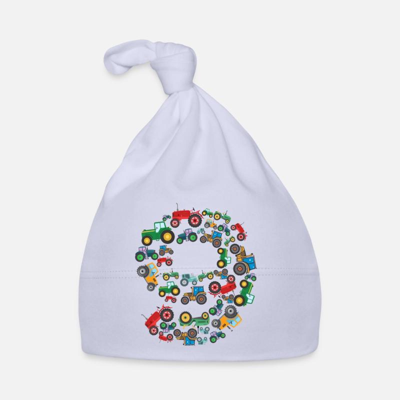 Tractor Lover Funny Tractor Gift Bonnet bio Bébé