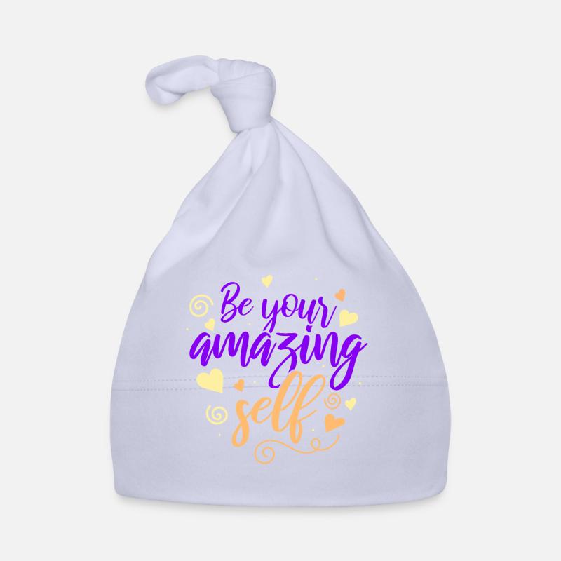 Soyez vous-même ! Confiance en soi, pensée positive, motivation Bonnet bio Bébé