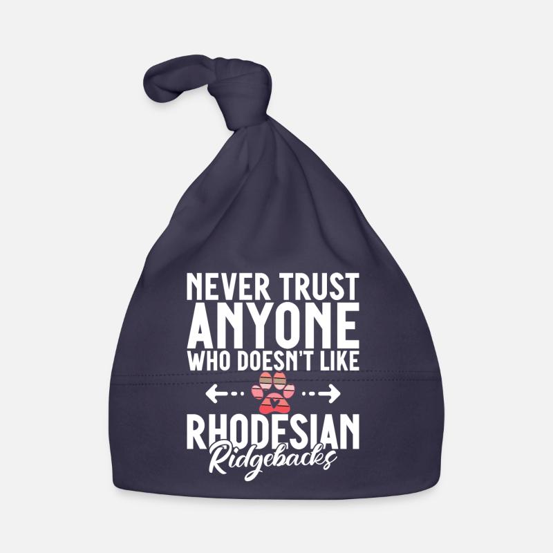 Cadeaux de Rhodesian Ridgeback Bonnet bio Bébé