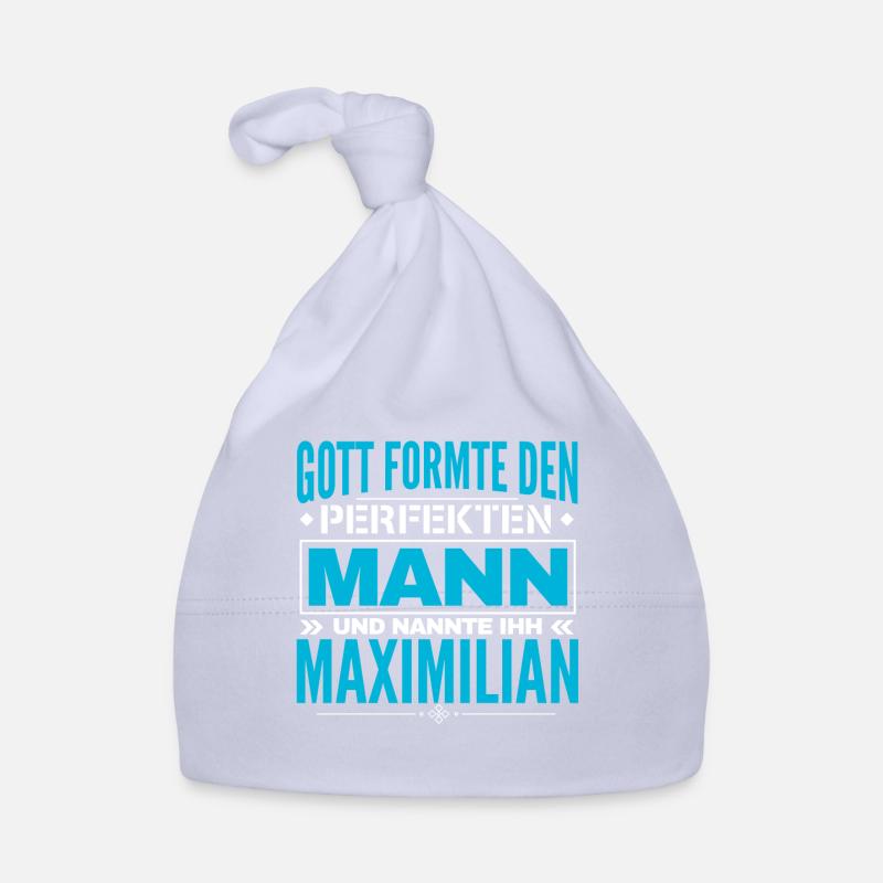 Maximilian Name Design Baby Bio-Mütze