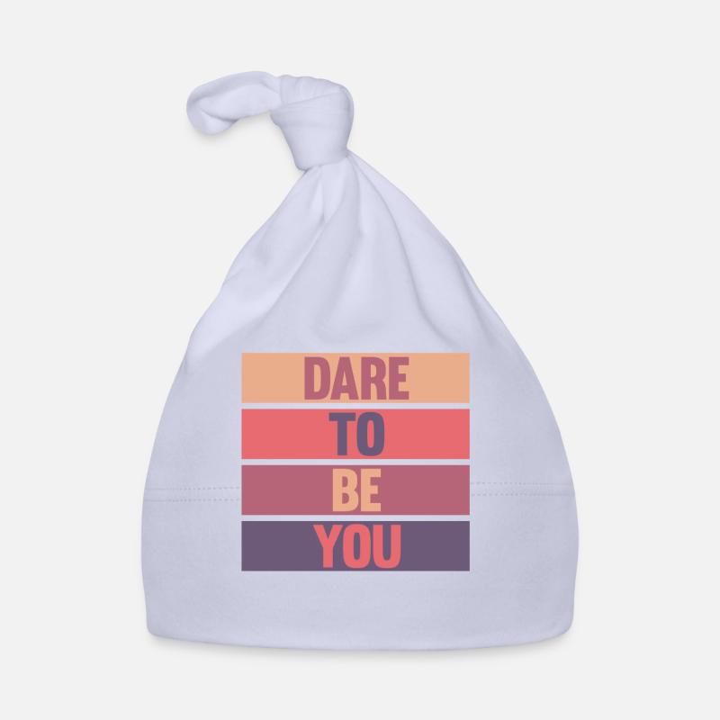 Soyez vous-même ! Confiance en soi, pensée positive, motivation Bonnet bio Bébé