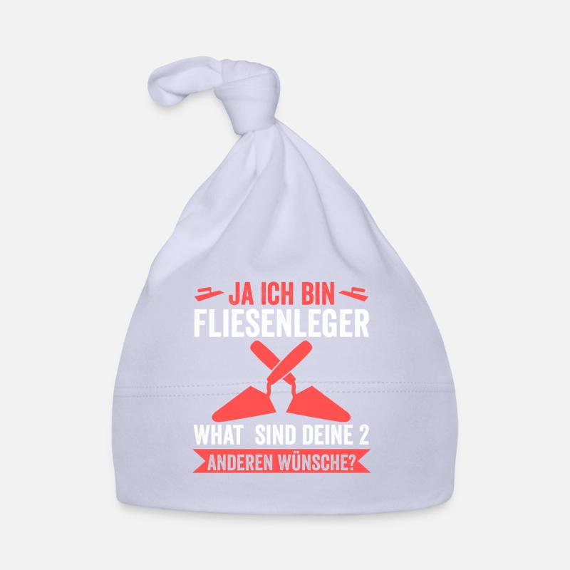 Fliesenleger Beruf Bodenleger Geschenk Baby Bio-Mütze