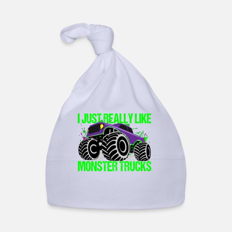 Monstertruck Farbexplosion Dynamik Baby Bio-Mütze