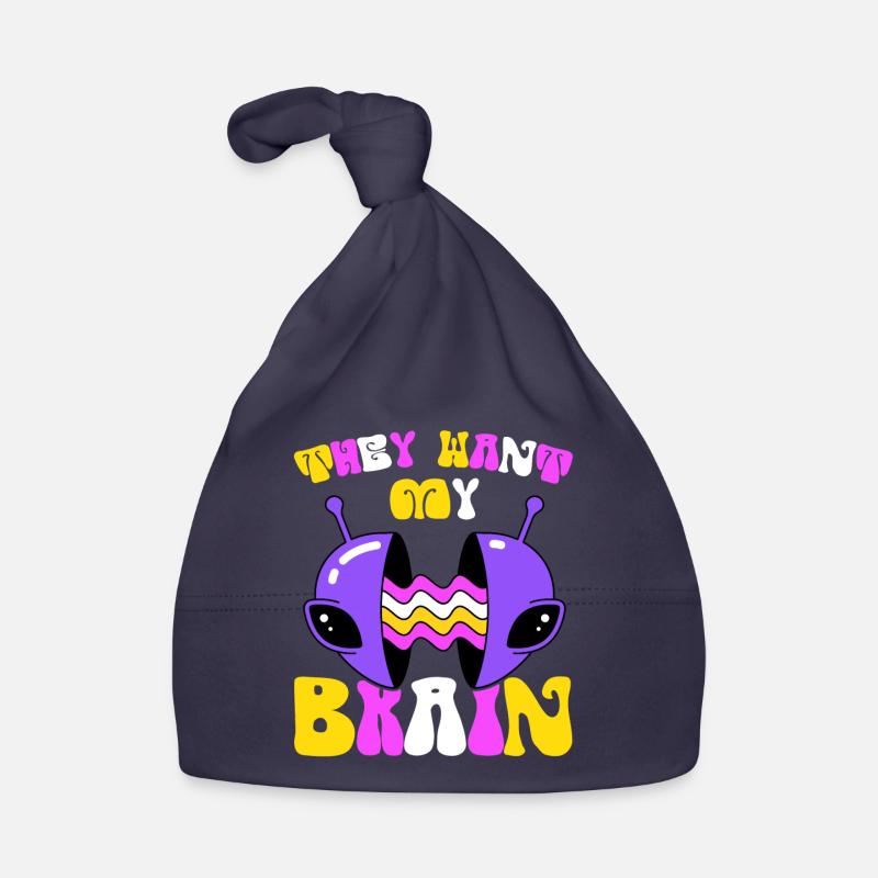 Alien, UFO, UAP, Space, Space Flying Object Organic Baby Cap