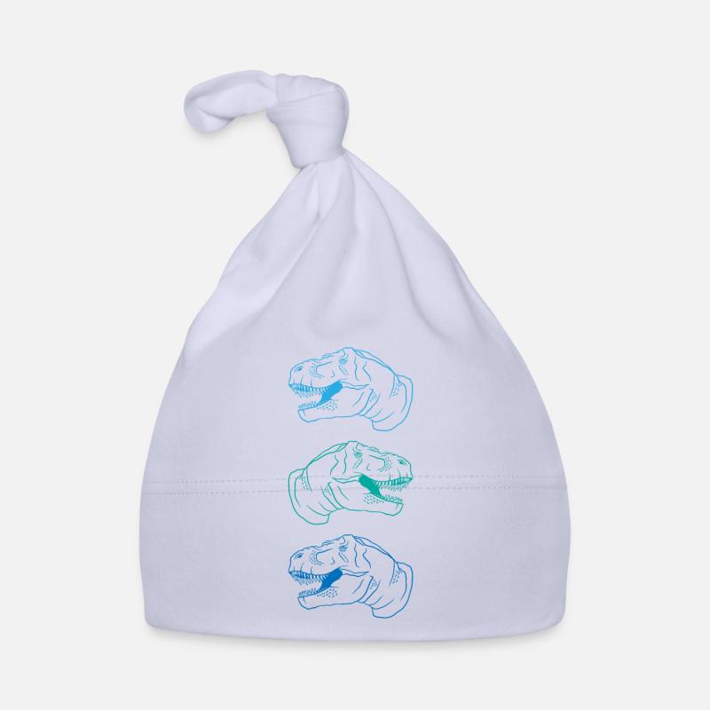 T-Rex Trio fluo Style Cool idée cadeau Bonnet bio Bébé