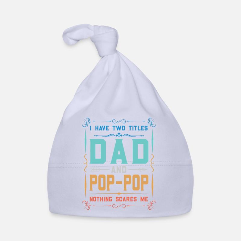 pop-pop Vatertag pop-pop Geschenk Baby Bio-Mütze