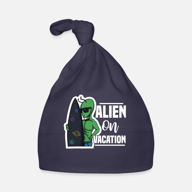 Alien, UFO, UAP, Space, Space Flying Object Organic Baby Cap
