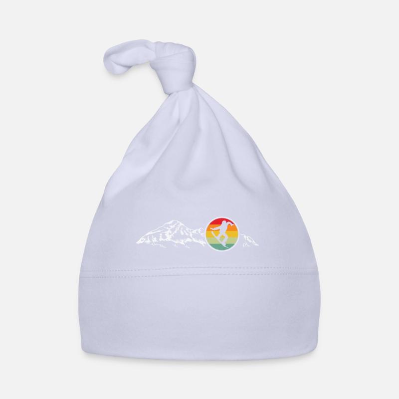 Snowboard Snowboarder Passionné de snowboard Bonnet bio Bébé
