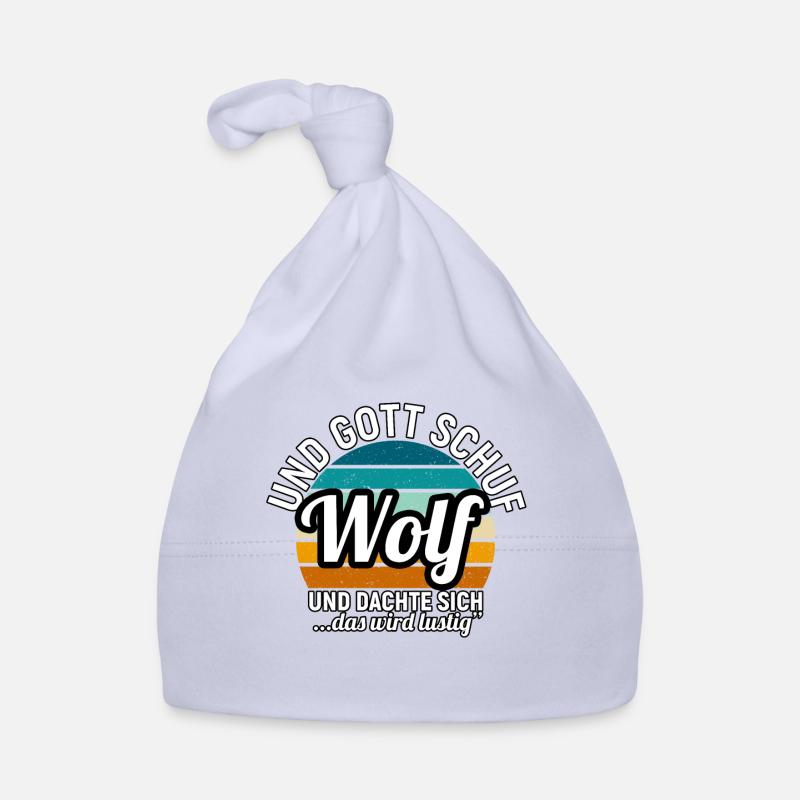 Wolf Baby Bio-Mütze