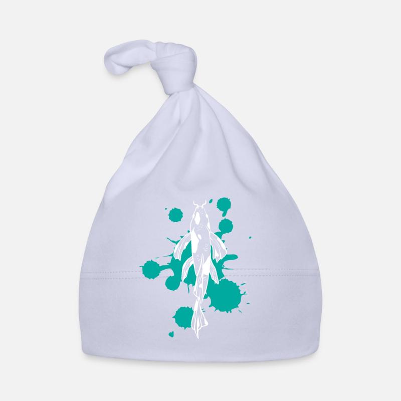 Rivière de vie de la force de Koï unique Bonnet bio Bébé