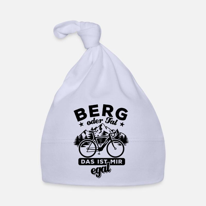 E Bike - Berg oder Tal ist mir egal Baby Bio-Mütze