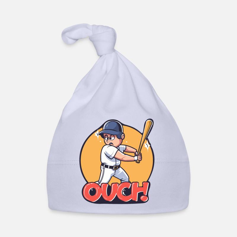 SPIELER, DER VOM BALL GETROFFEN WIRD Baby Bio-Mütze