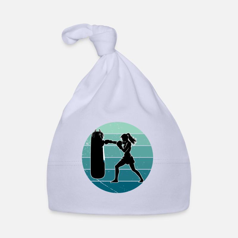 Frauen Kickboxen Kickboxerin Baby Bio-Mütze