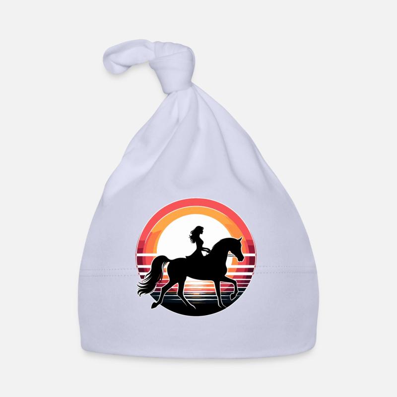 Fille de cheval arabe Bonnet bio Bébé