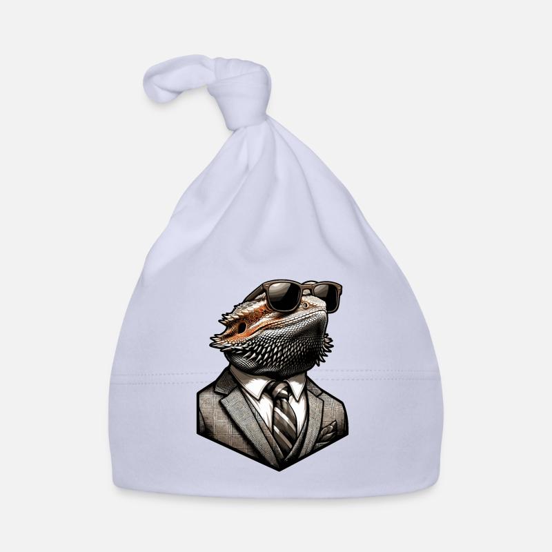 Bearded Dragon Lizard Organic Baby Cap