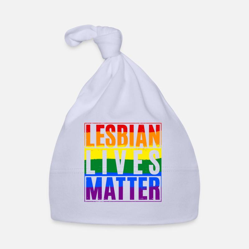 Cadeaux Lesbiens - Bonnet bio Bébé - ciel