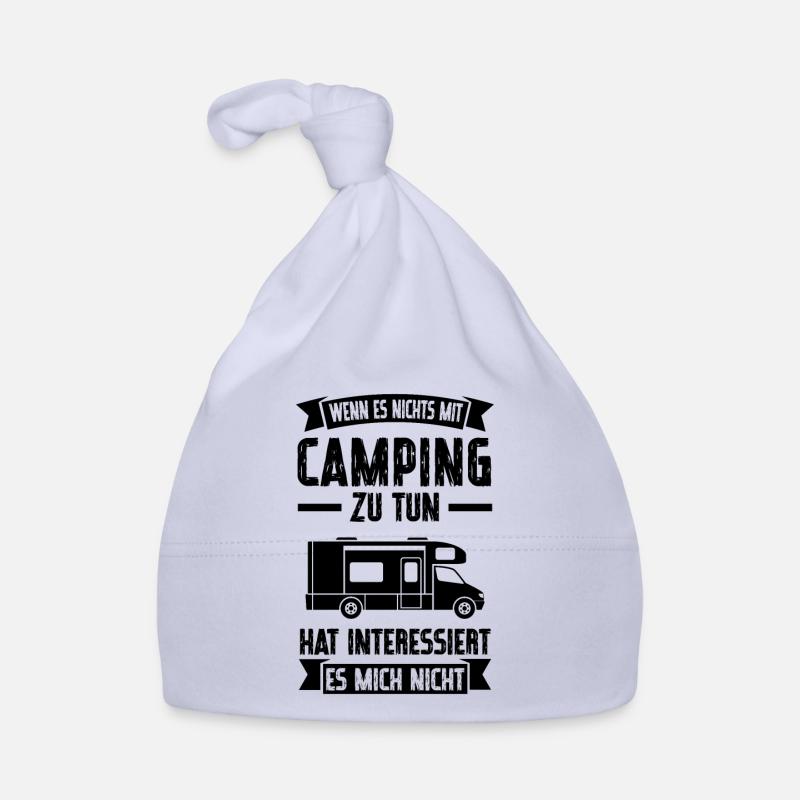 Campen Camping Wohnwagen Geschenk Baby Bio-Mütze