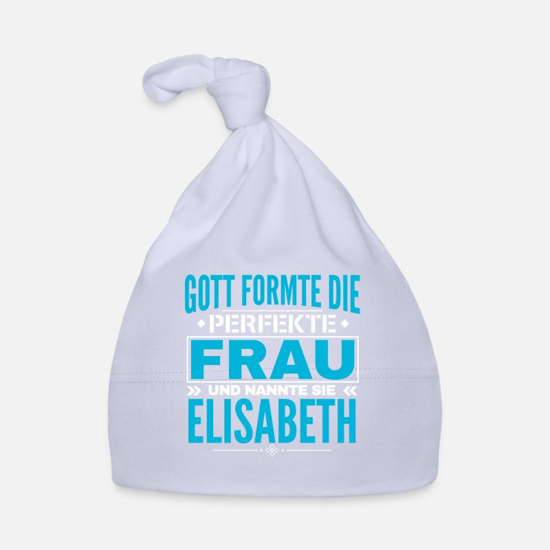 Elisabeth Name Design Baby Bio-Mütze