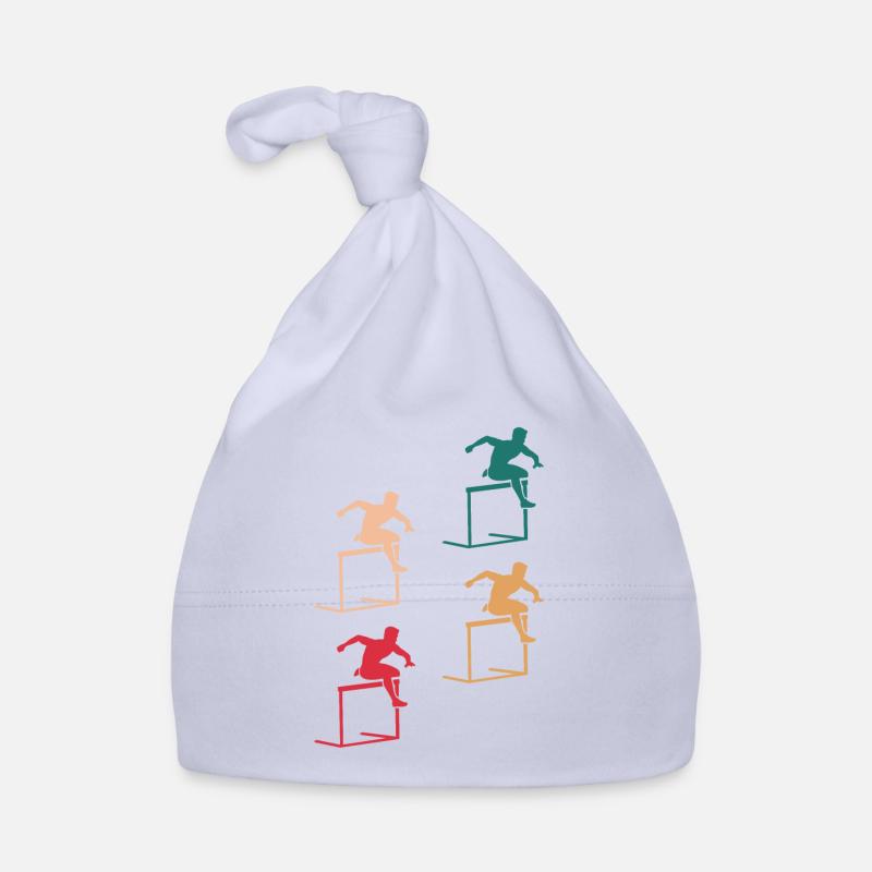 Cadeau d’Action de course d’obstacles coloré Bonnet bio Bébé