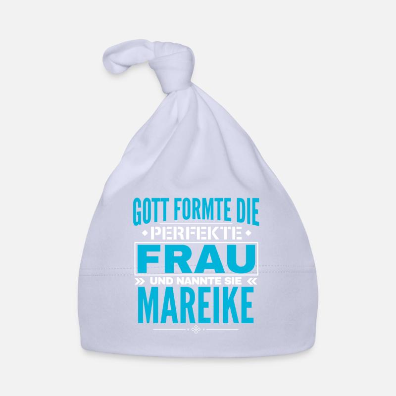 Mareike Name Design Baby Bio-Mütze