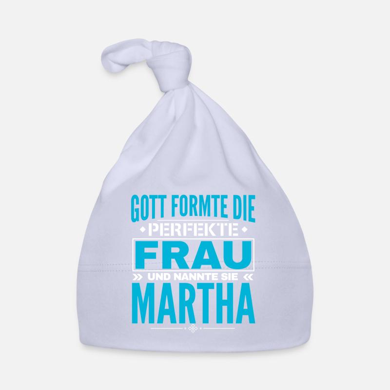Martha Name Design Baby Bio-Mütze