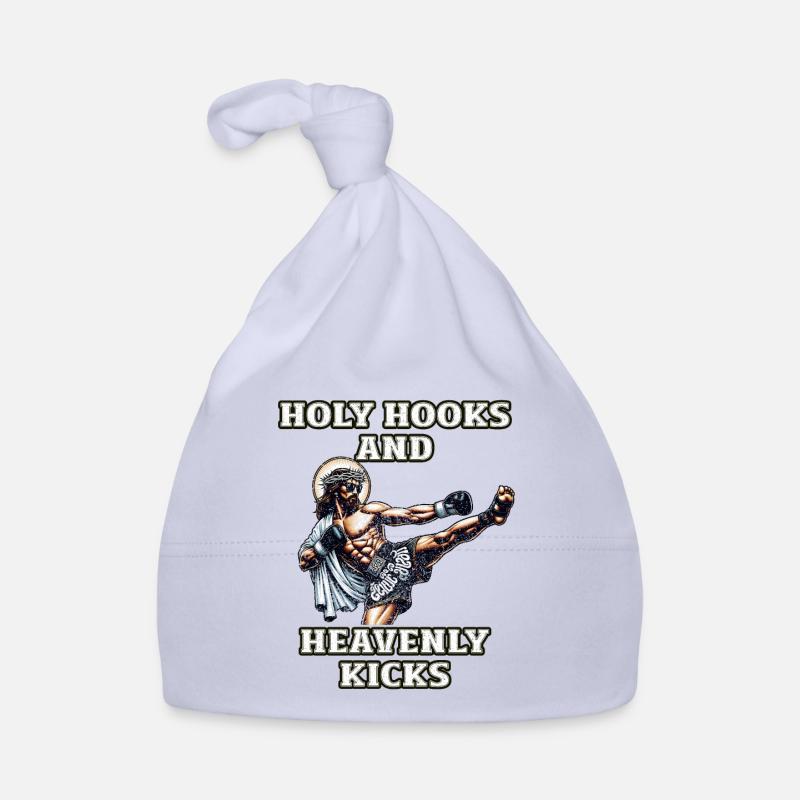 Lustiger Muay Thai Spruch Herr Jesus Christliches Geschenk Baby Bio-Mütze