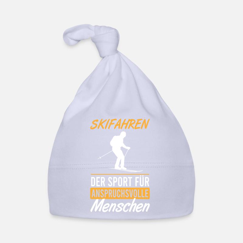 Gift for discerning ski fans Organic Baby Cap