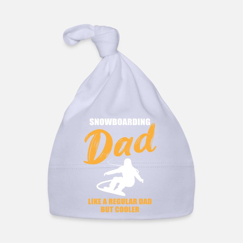 Snowboard Papa – Extra Cool Baby Bio-Mütze