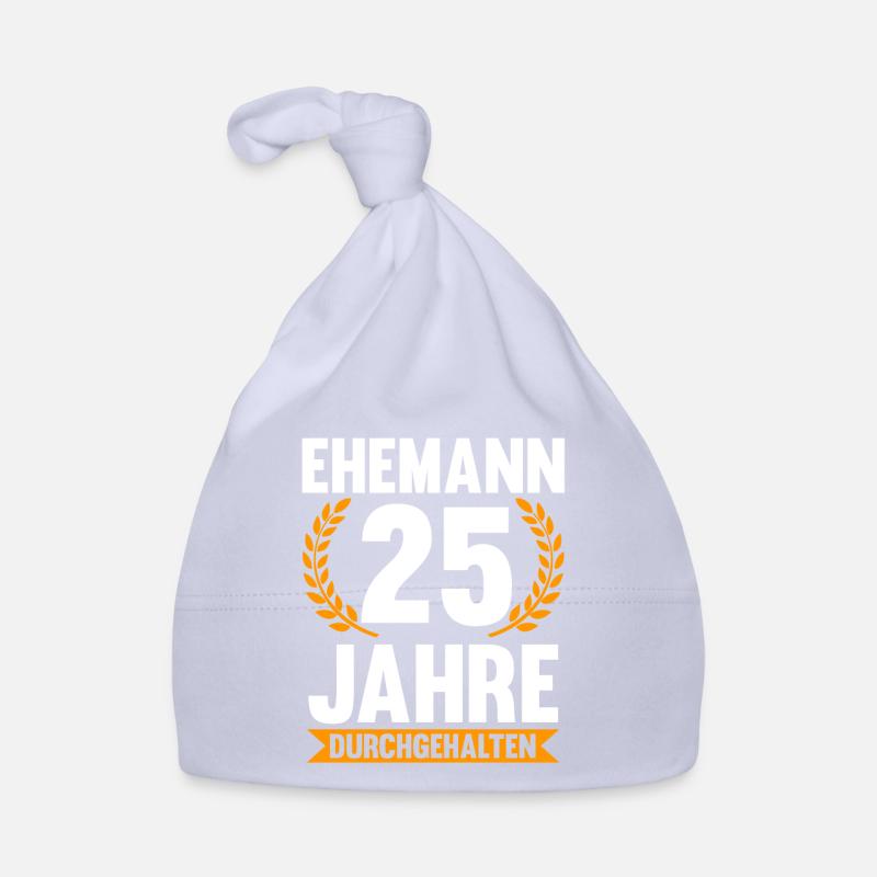 25 Jahre Ehe Ehemann 25. Hochzeitstag Geschenk Baby Bio-Mütze