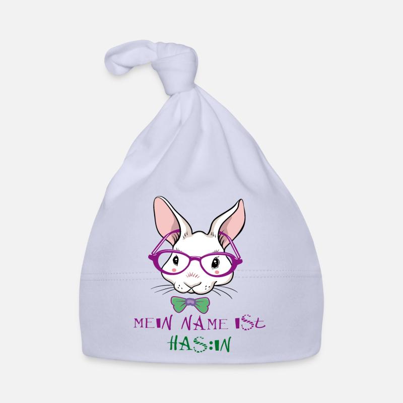 Hase mit Sonnenbrille Ostern Baby Bio-Mütze