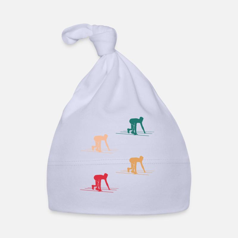 Sprint-Start Dynamik in Farbe Geschenk Baby Bio-Mütze