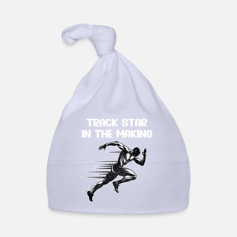 Coureur sur piste Sprinter Sprint 100m sprinter Bonnet bio Bébé