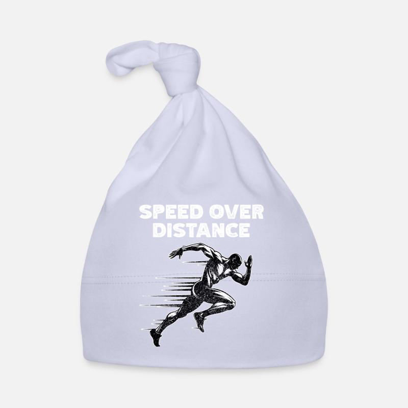 Coureur sur piste Sprinter Sprint 100m sprinter Bonnet bio Bébé