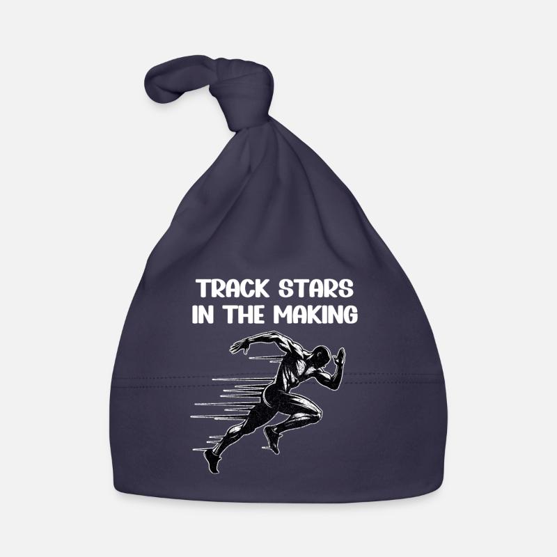 Coureur sur piste Sprinter Sprint 100m sprinter Bonnet bio Bébé
