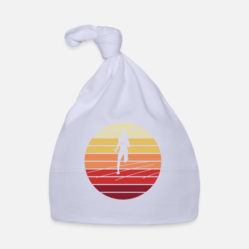 Passion pour la course à pied - Coucher de soleil et liberté Bonnet bio Bébé