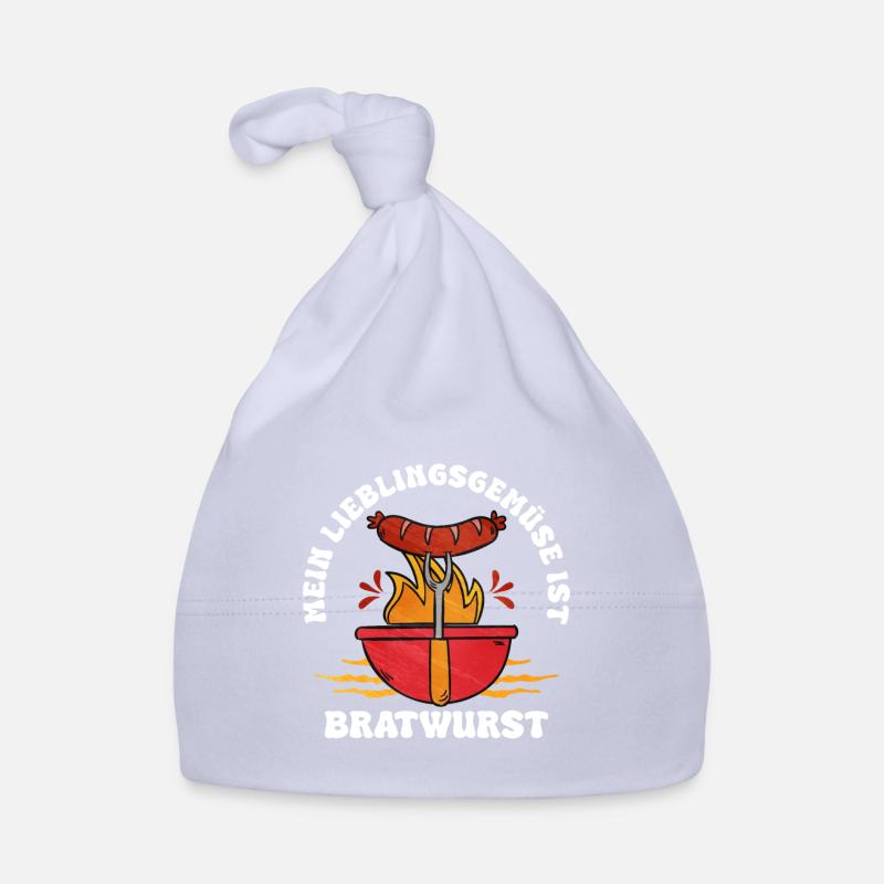 Bratwurst als Geschenk Baby Bio-Mütze