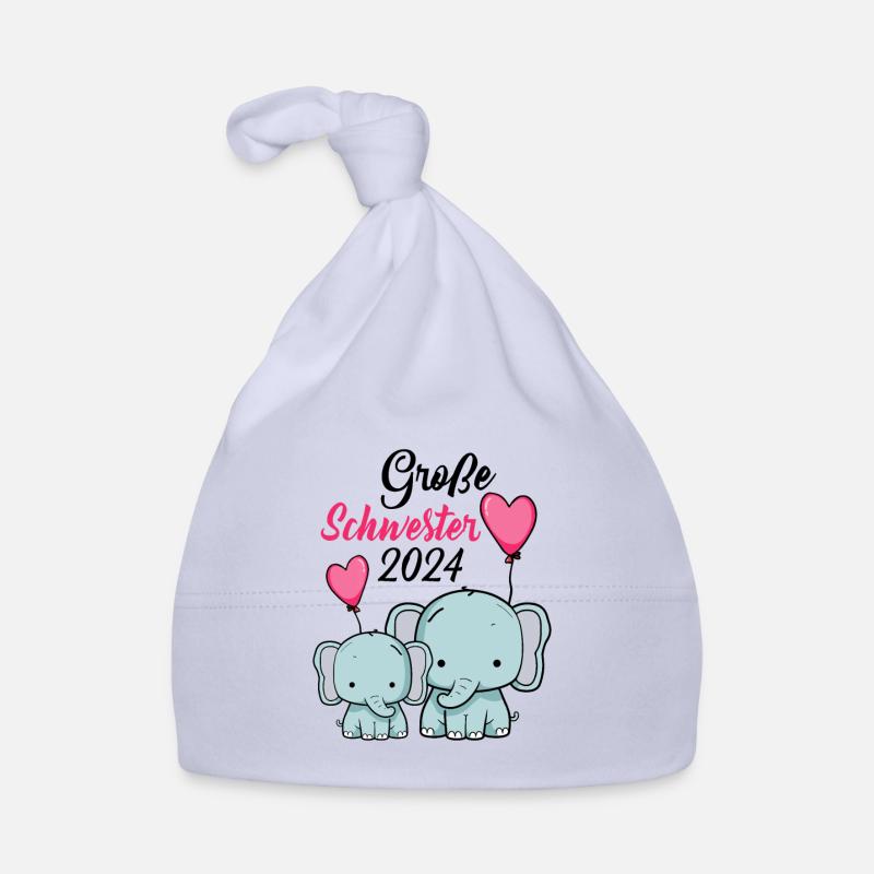 Große Schwester 2024 Baby Bio-Mütze