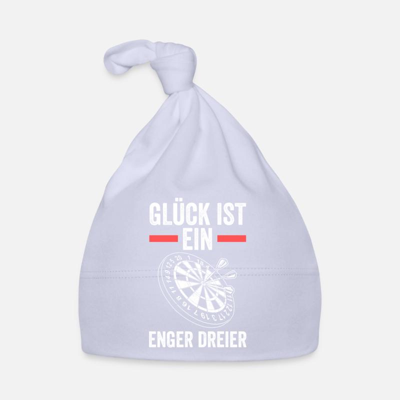 Darts Darten Darter Geschenk - Baby Bio-Mütze - Sky