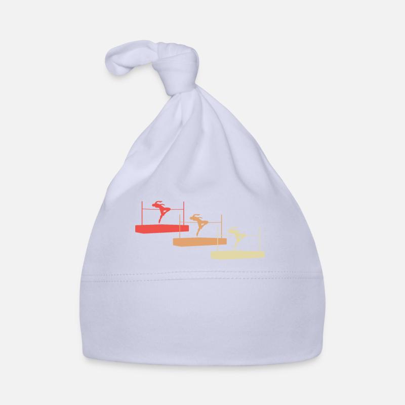 Conception colorée de l’athlète de variété de saut en hauteur Bonnet bio Bébé