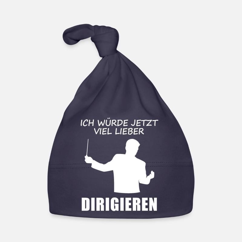 I'd Much Rather Conduct Now - Gift Organic Baby Cap